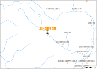 map of Khon San