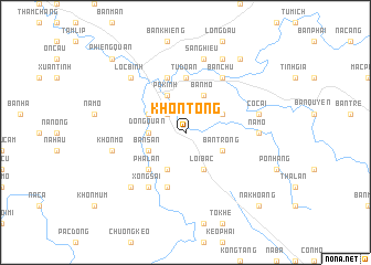 map of Khon Tông