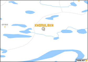 map of Khonulakh