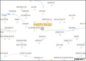 map of Khonyakov