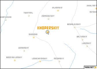 map of Khopërskiy