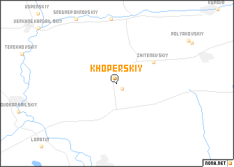 map of Khopërskiy