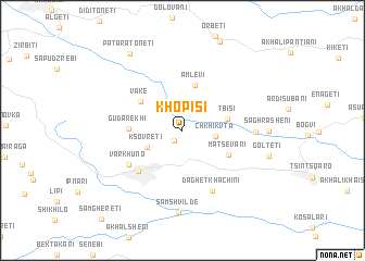 map of Khopisi