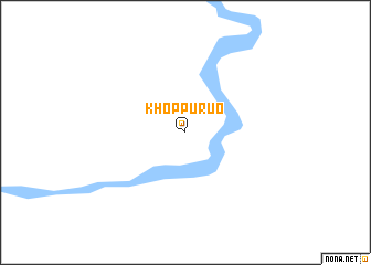 map of Khoppuruo