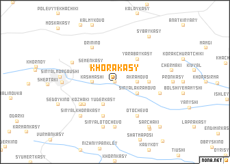 map of Khora-Kasy