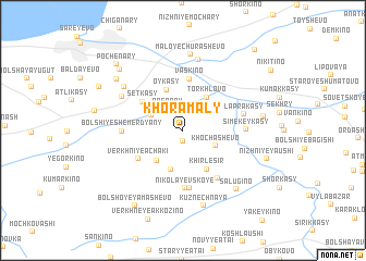 map of Khoramaly