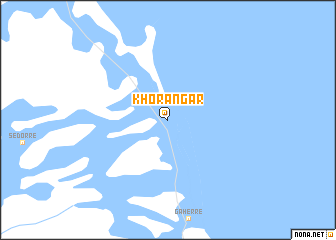 map of Khôr ‘Angar