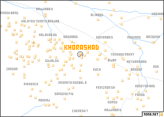 map of Khorāshād