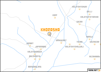 map of Khorāshā