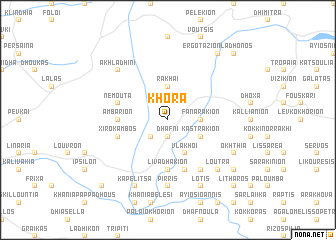 map of Khóra