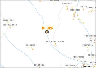 map of Khorā\