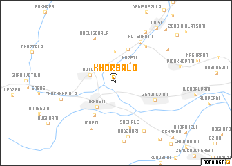 map of Khorbalo