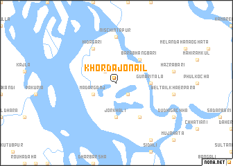 map of Khordajonāil