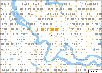 map of Khorda Khola