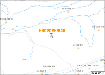 map of Khordeh Sīāh