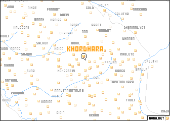 map of Khor Dhara