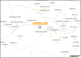 map of Khordzor