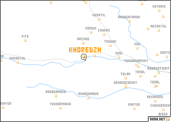 map of Khoredzh