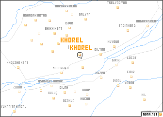 map of Khorel\