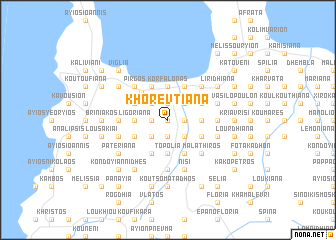 map of Khorevtianá