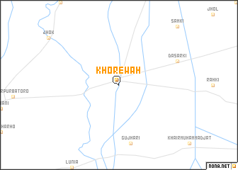 map of Khorewāh