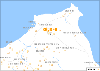 map of Khorfa