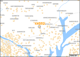 map of Khorgi