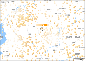 map of Khoriān