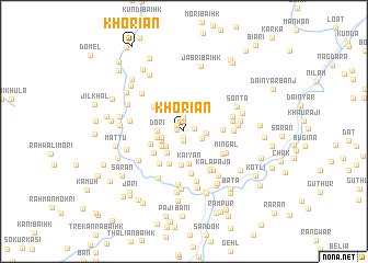 map of Khoriān