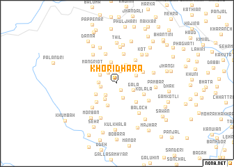 map of Khori Dhara