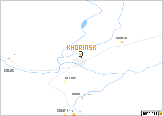 map of Khorinsk