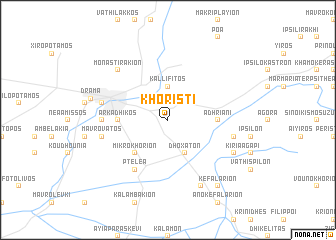 map of Khoristí