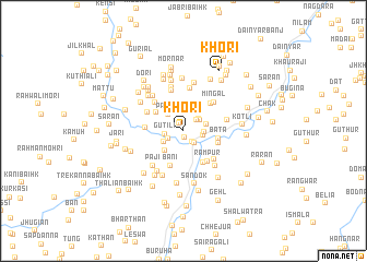 map of Khori