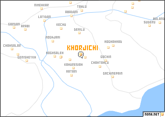map of Khorjīchī