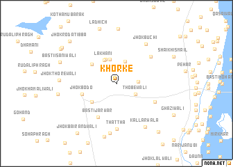 map of Khorke