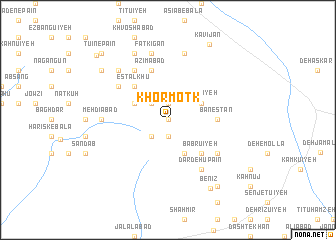 map of Khormotk