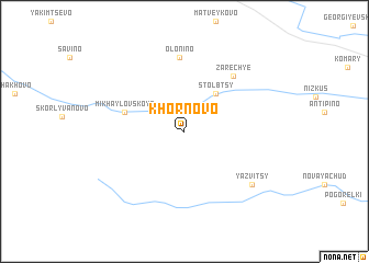 map of Khornovo