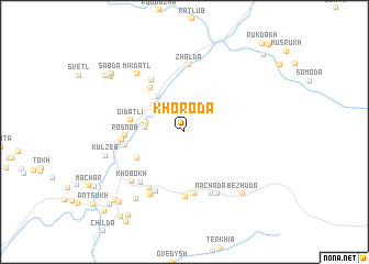 map of Khoroda