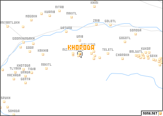 map of Khoroda