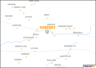 map of Khoromy