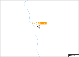 map of Khoronku