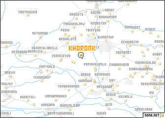 map of Khoronkʼ