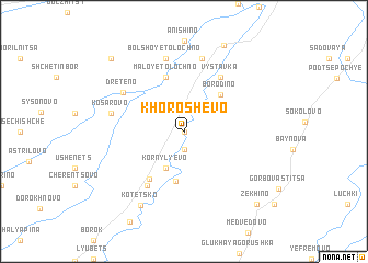 map of Khoroshëvo