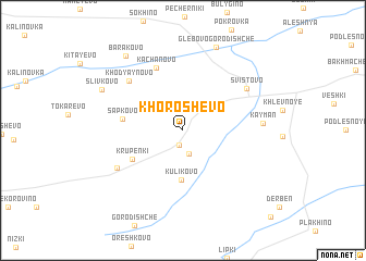 map of Khoroshevo