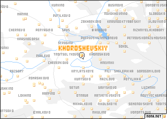 map of Khoroshëvskiy