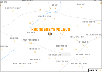 map of Khorosheye Polëvo