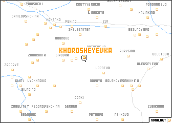 map of Khorosheyevka