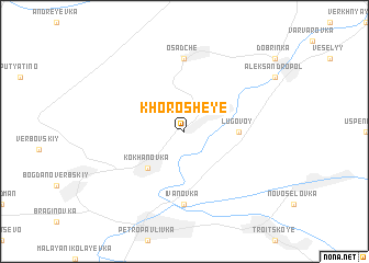 map of Khorosheye