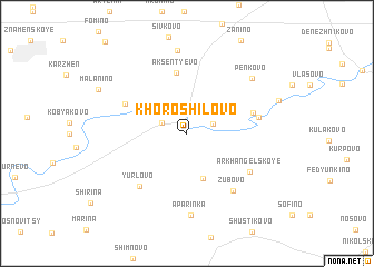 map of Khoroshilovo