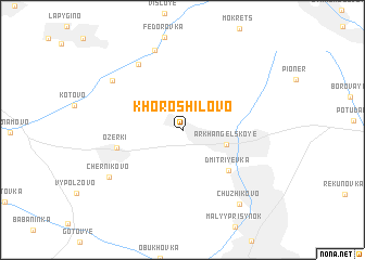 map of Khoroshilovo